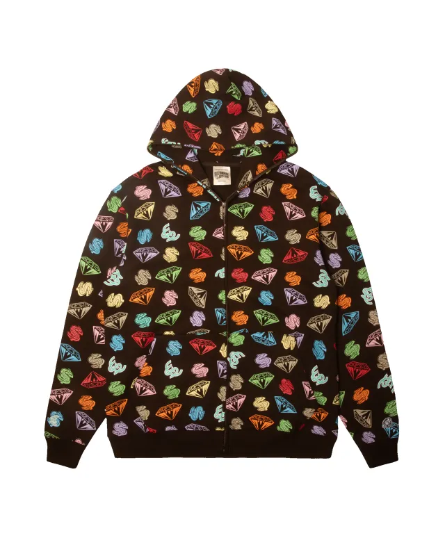 Diamonds & Dollars Full Zip Hoodie made by Billionaire Boys Club