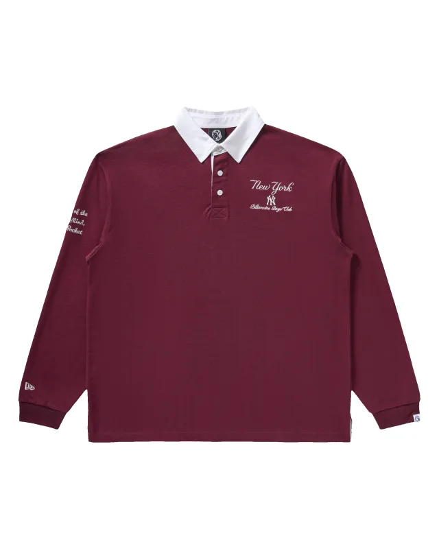 NY Yankees Long-Sleeve Rugby made by Billionaire Boys Club