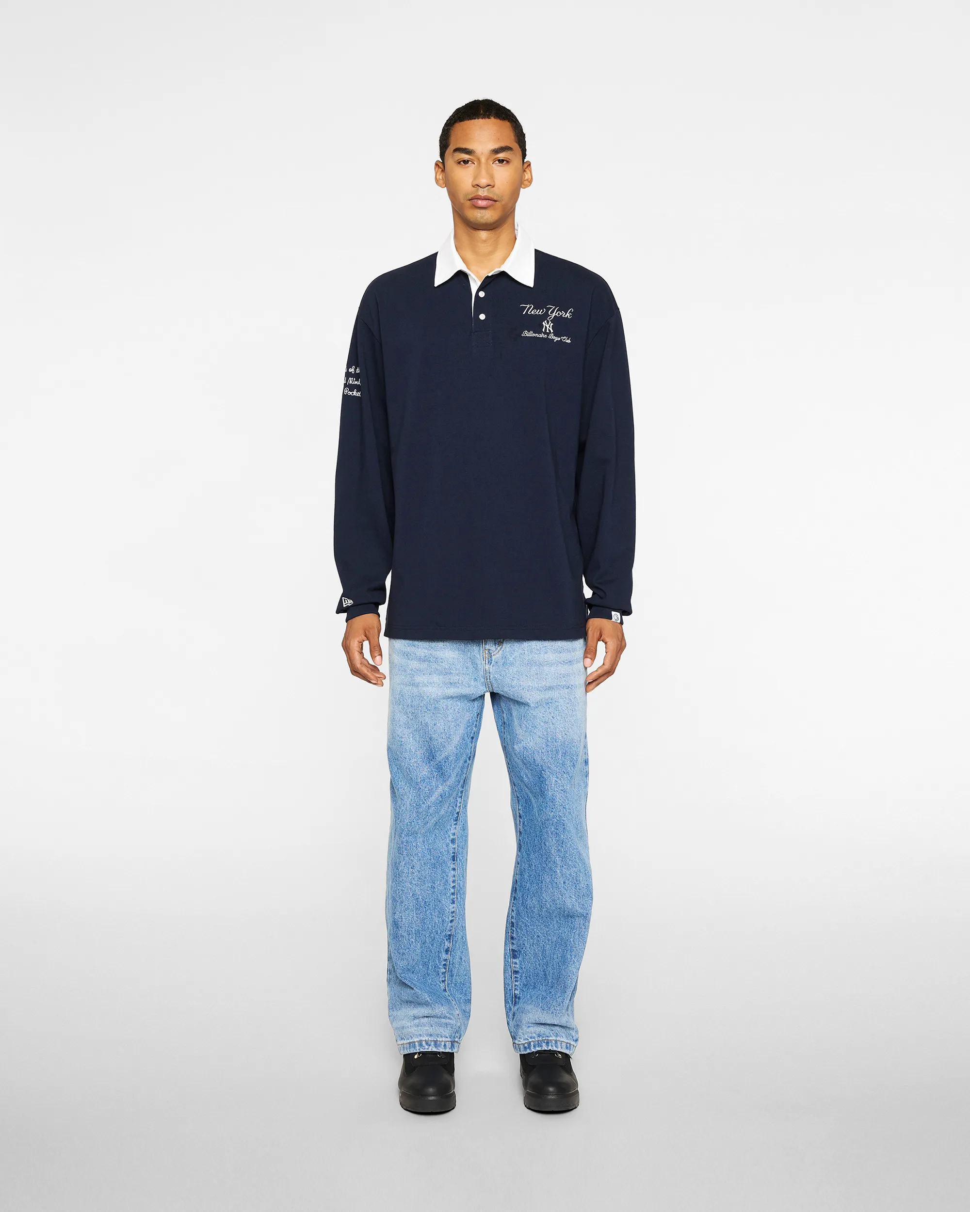 NY Yankees Long-Sleeve Rugby sold by Billionaire Boys Club product image thumbnail 3