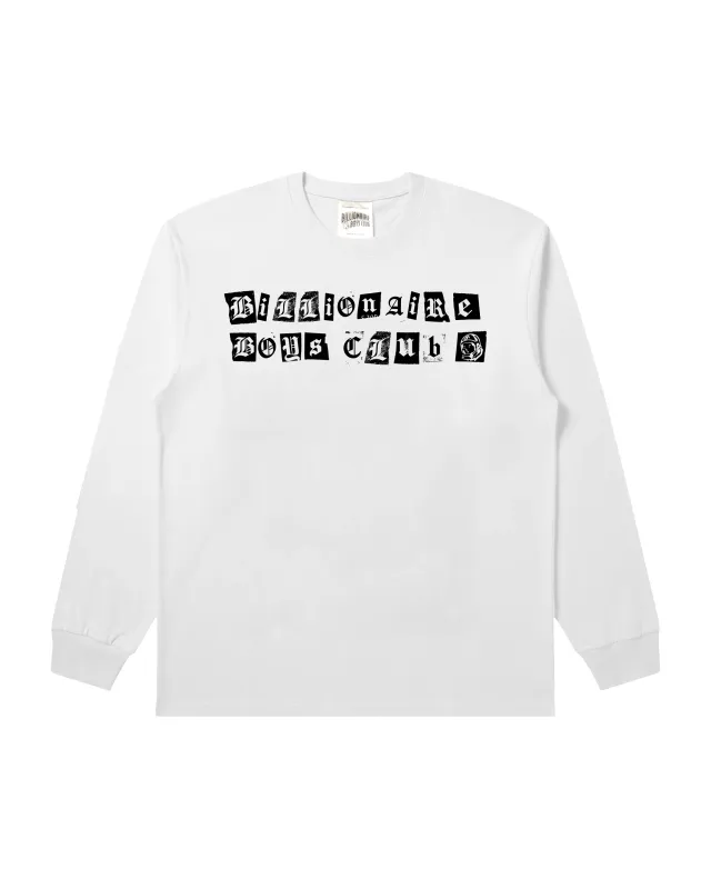 Newspaper LS Tee made by Billionaire Boys Club
