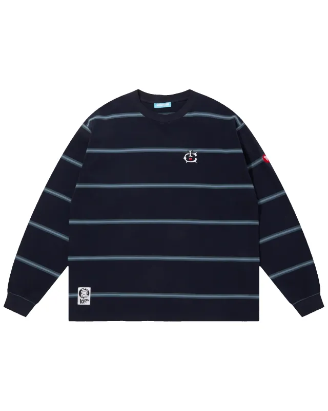 Cotton Border LS T-Shirt made by Billionaire Boys Club