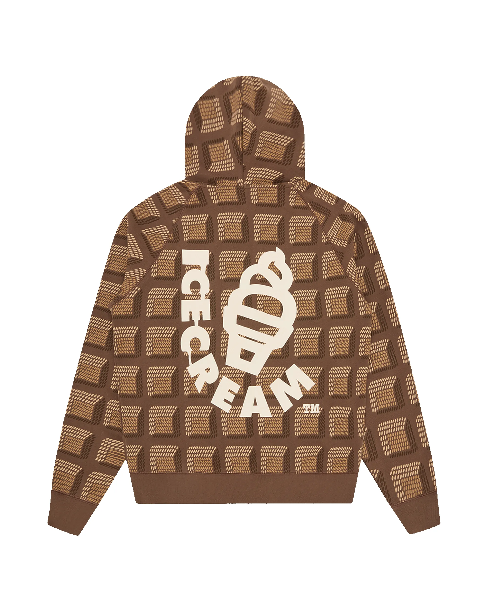 chocolate waffle zip through hood sold by Billionaire Boys Club product image thumbnail 2