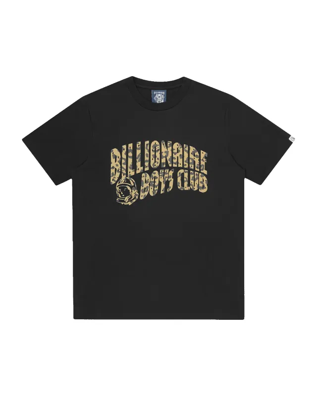 Leopard Print Arch Logo T-Shirt made by Billionaire Boys Club