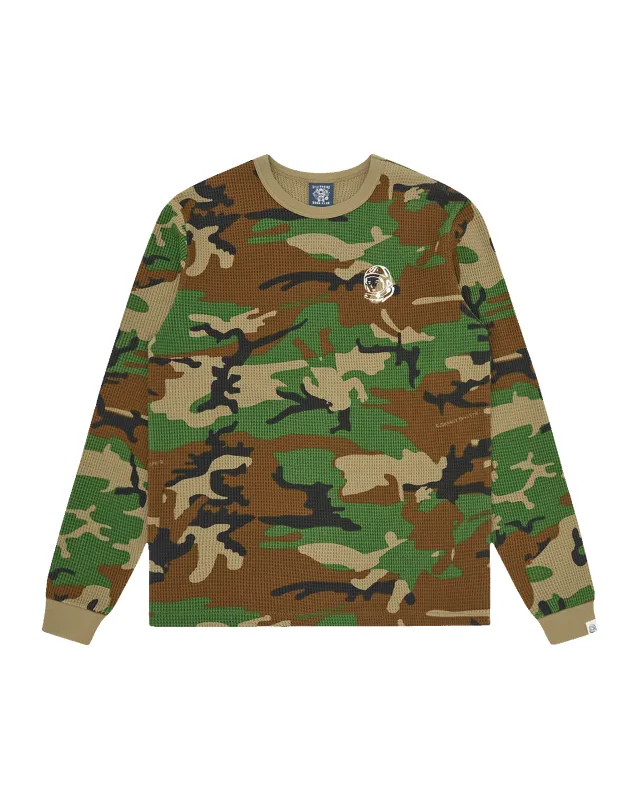Camo Waffle LS T-Shirt made by Billionaire Boys Club