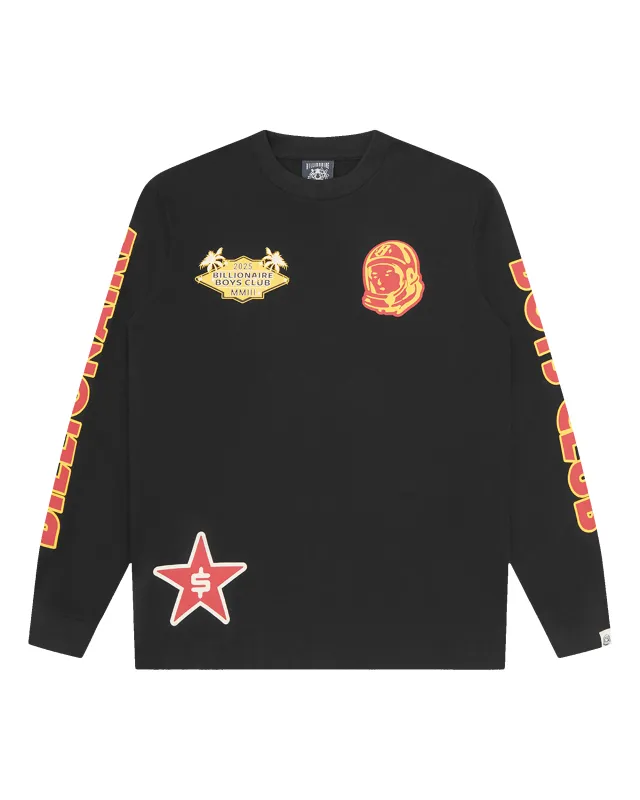 Multi Graphic LS T-Shirt made by Billionaire Boys Club