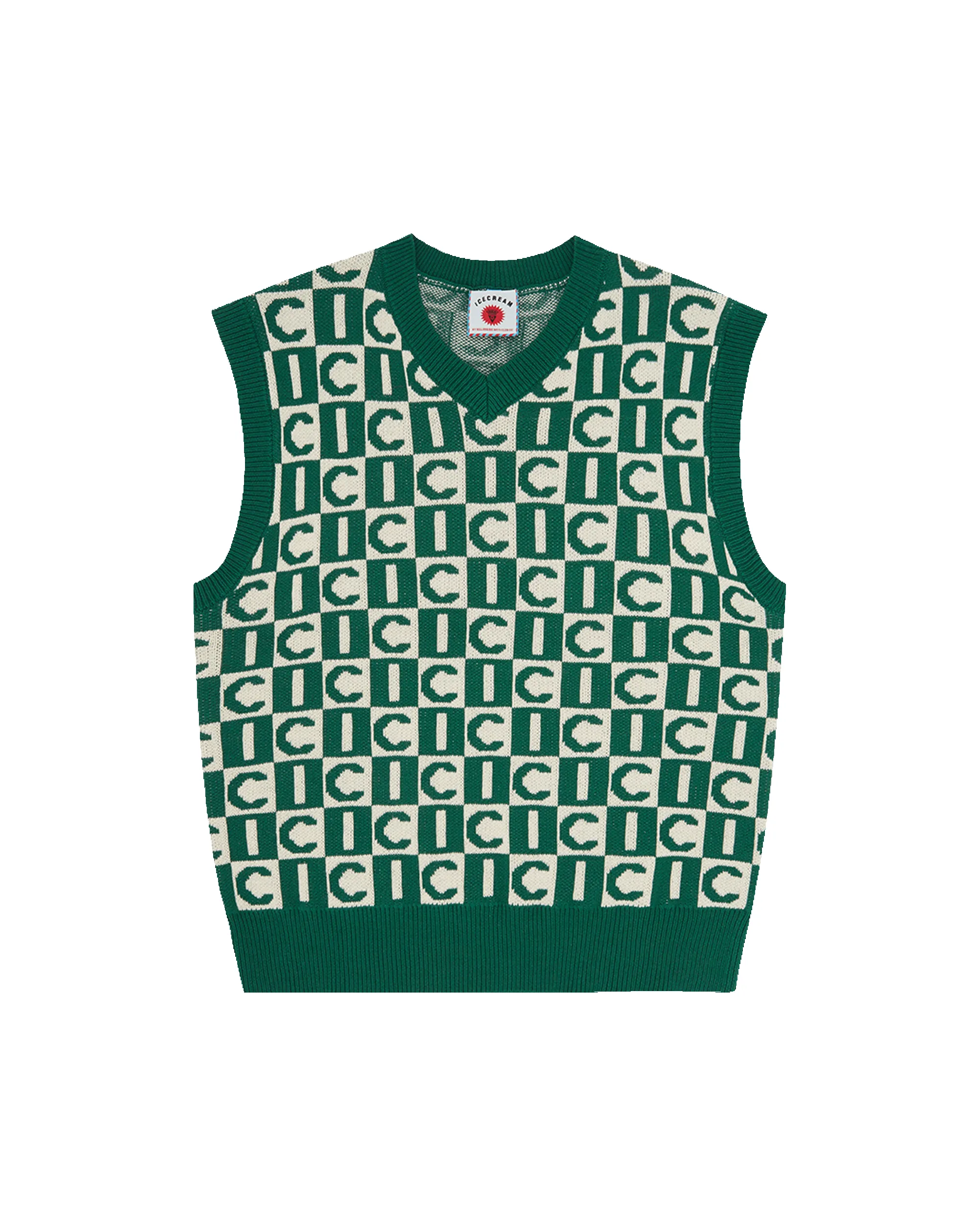 Monogram Knitted Vest sold by Billionaire Boys Club