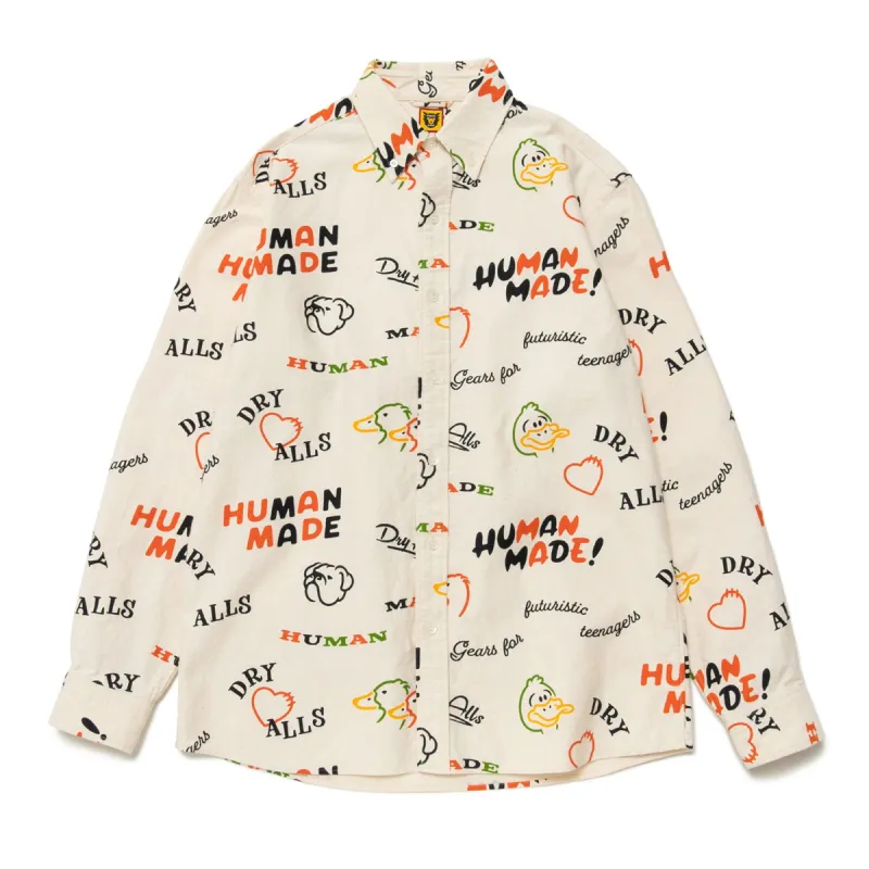 PRINTED BD LONG SLEEVE SHIRT sold by Billionaire Boys Club