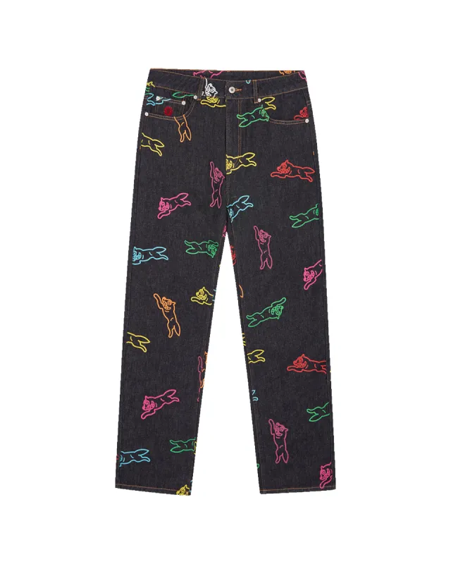 A/O Running Dog Denim Pants sold by Billionaire Boys Club