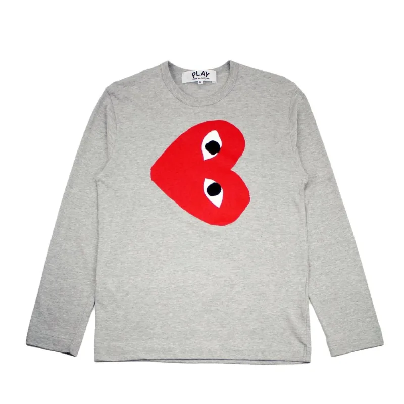 PLAY SIDEWAYS HEART LS T-SHIRT made by Billionaire Boys Club