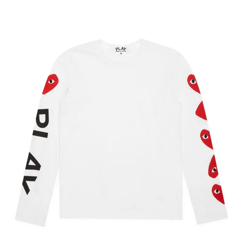 PLAY 5 HEART LONG SLEEVE TEE sold by Billionaire Boys Club