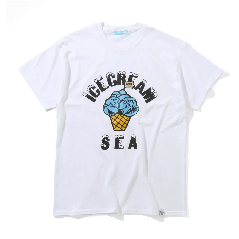 ICECREAM x WIND & SEA COTTON T-SHIRT #1 sold by Billionaire Boys Club