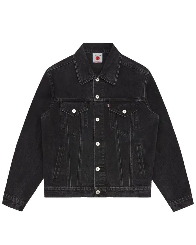 Running Dog Denim Trucker Jacket made by Billionaire Boys Club