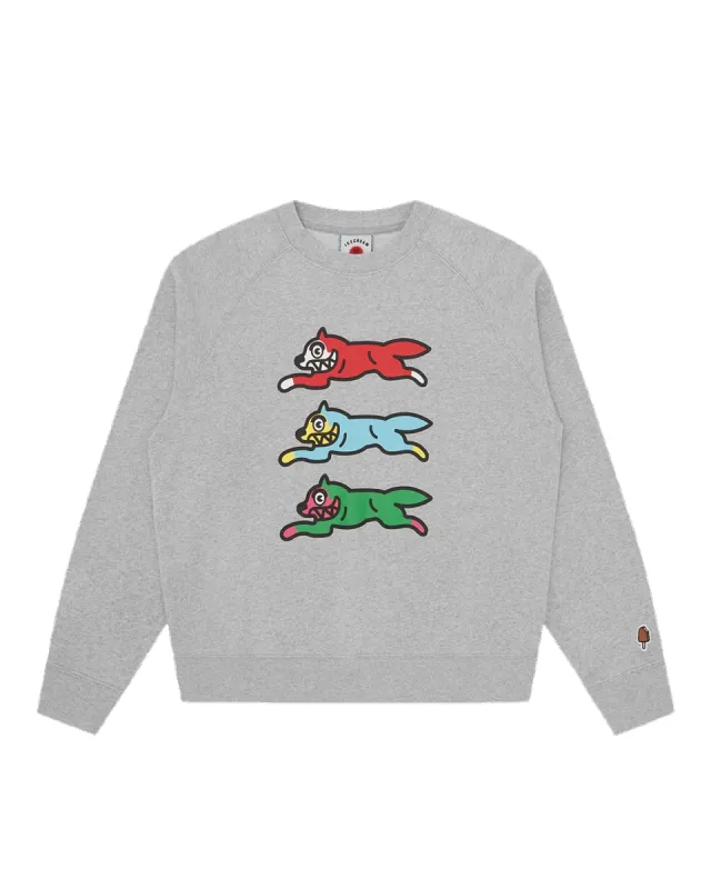Triple Running Dog Crewneck sold by Billionaire Boys Club