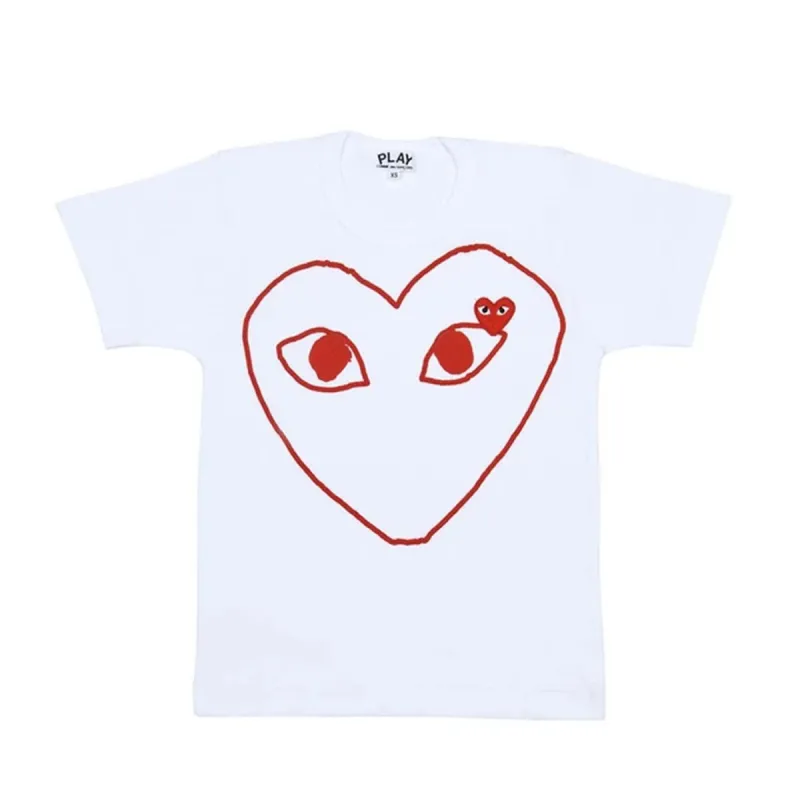 Play Heart Outline T-Shirt sold by Billionaire Boys Club