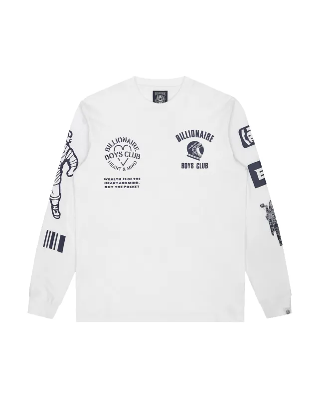 Multi Graphic Long-Sleeve T-Shirt sold by Billionaire Boys Club