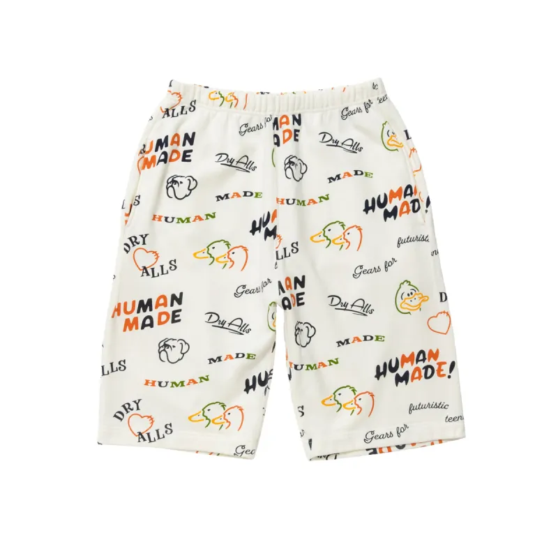PRINTED SWEAT SHORTS made by Human Made