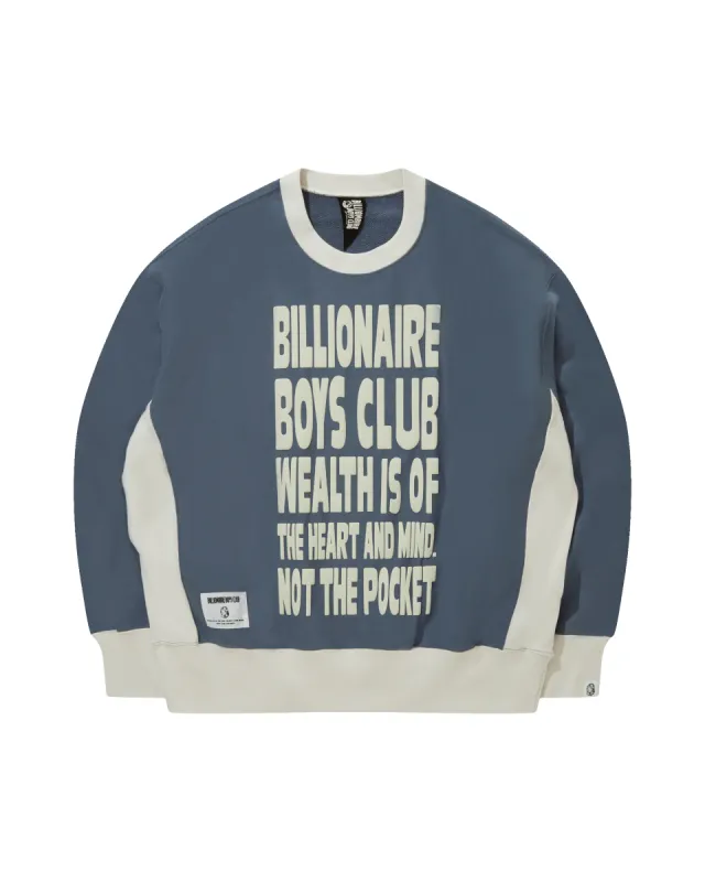Puff Print 2Tone Cotton Sweatshirt made by Billionaire Boys Club