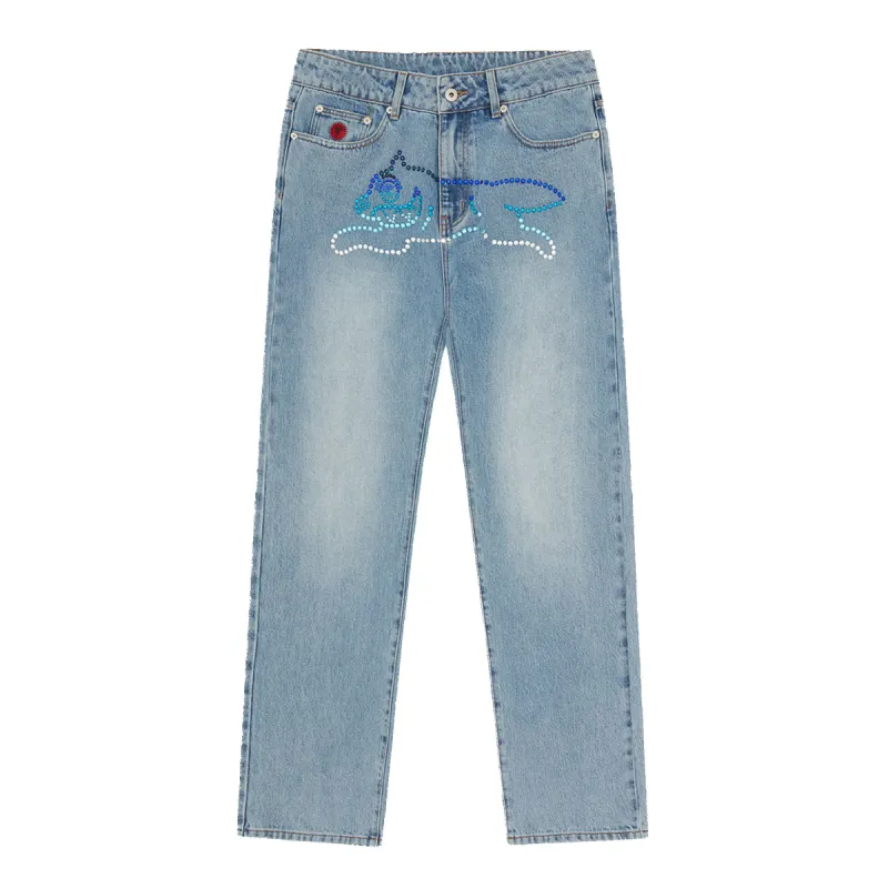 CRYSTAL RUNNING DOG JEANS sold by Billionaire Boys Club