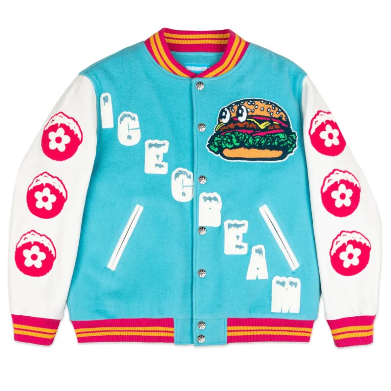 ICECREAM x VANDY BURGER VARSITY JACKET sold by Billionaire Boys Club