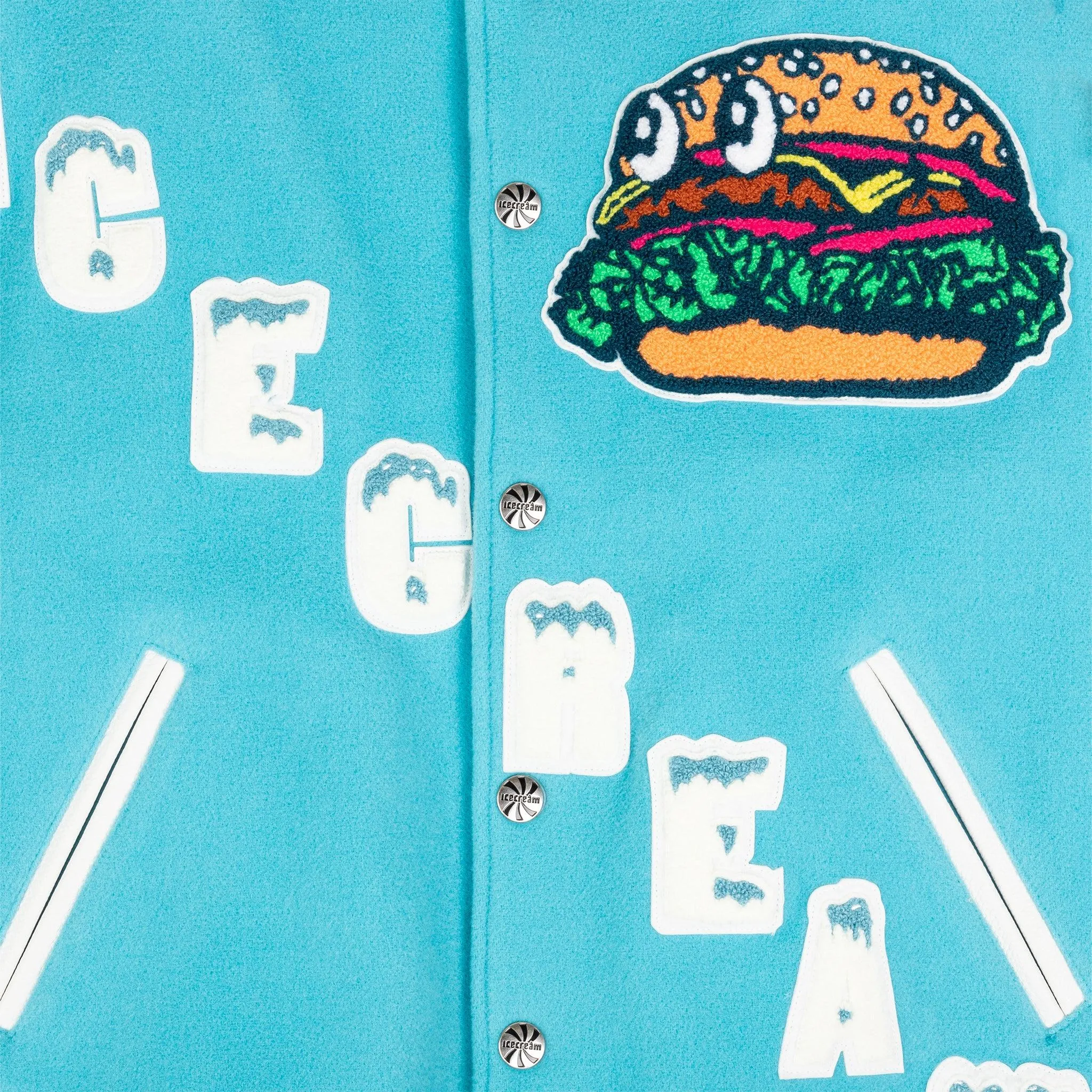 ICECREAM x VANDY BURGER VARSITY JACKET sold by Billionaire Boys Club product image thumbnail 3