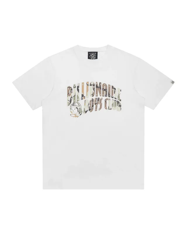 Camo Arch Logo T-Shirt sold by Billionaire Boys Club