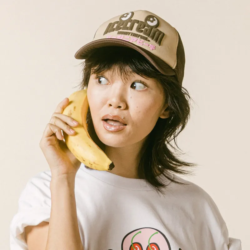 ICECREAM X VANDY TRUCKER HAT made by Billionaire Boys Club