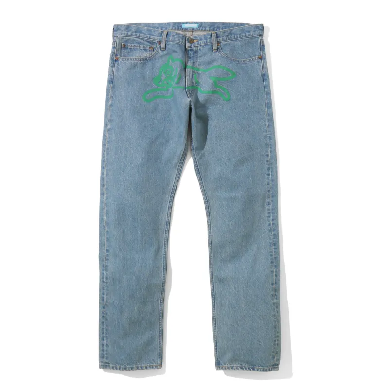 RUNNING DOG DAMAGED DENIM PANTS made by Billionaire Boys Club