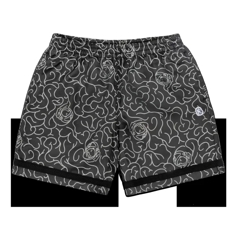 BAPE BLACK BORO PAISLEY CAMP SHORTS | Parallel