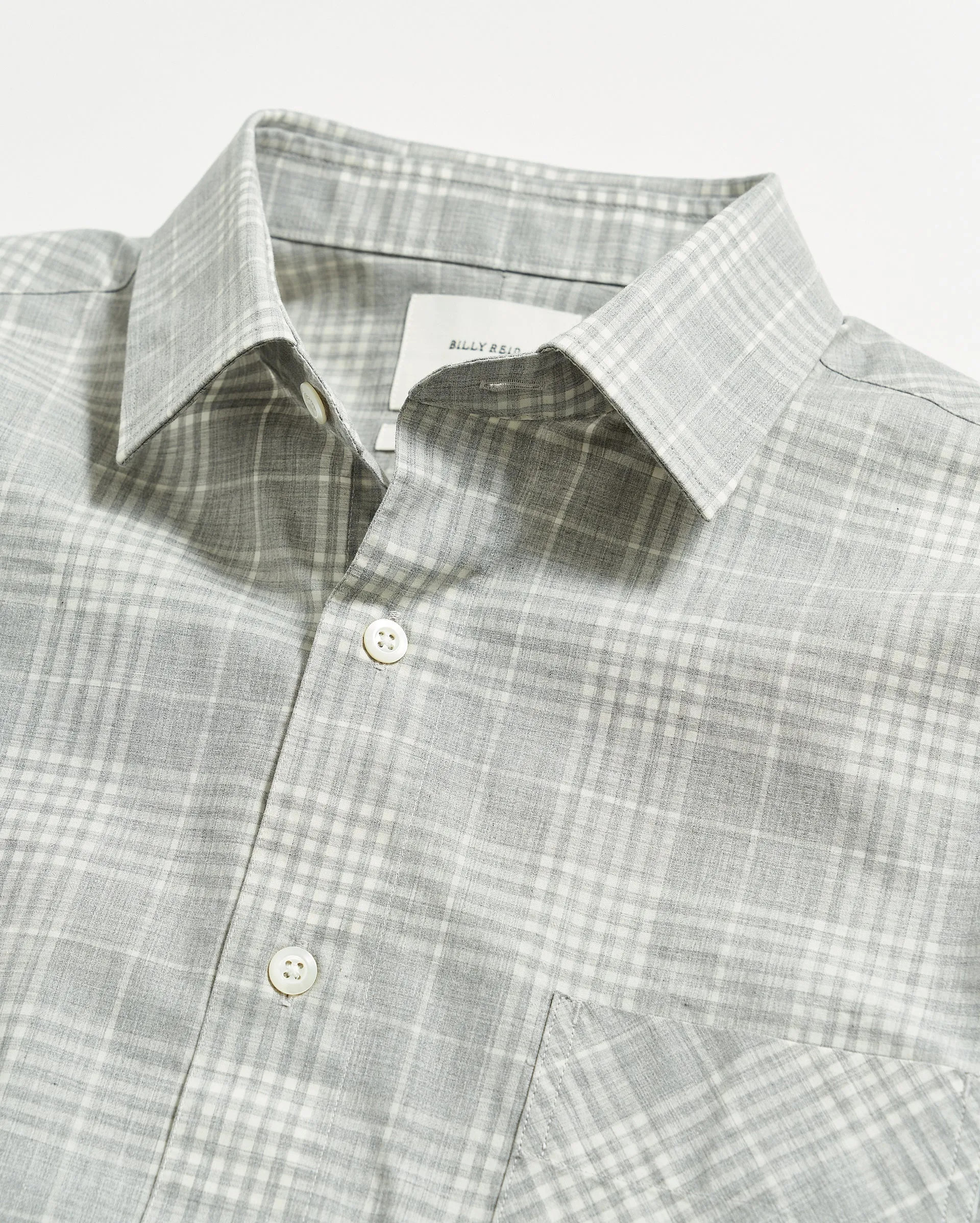 MELANGE PLAID JOHN T SHIRT sold by Billy Reid product image thumbnail 3