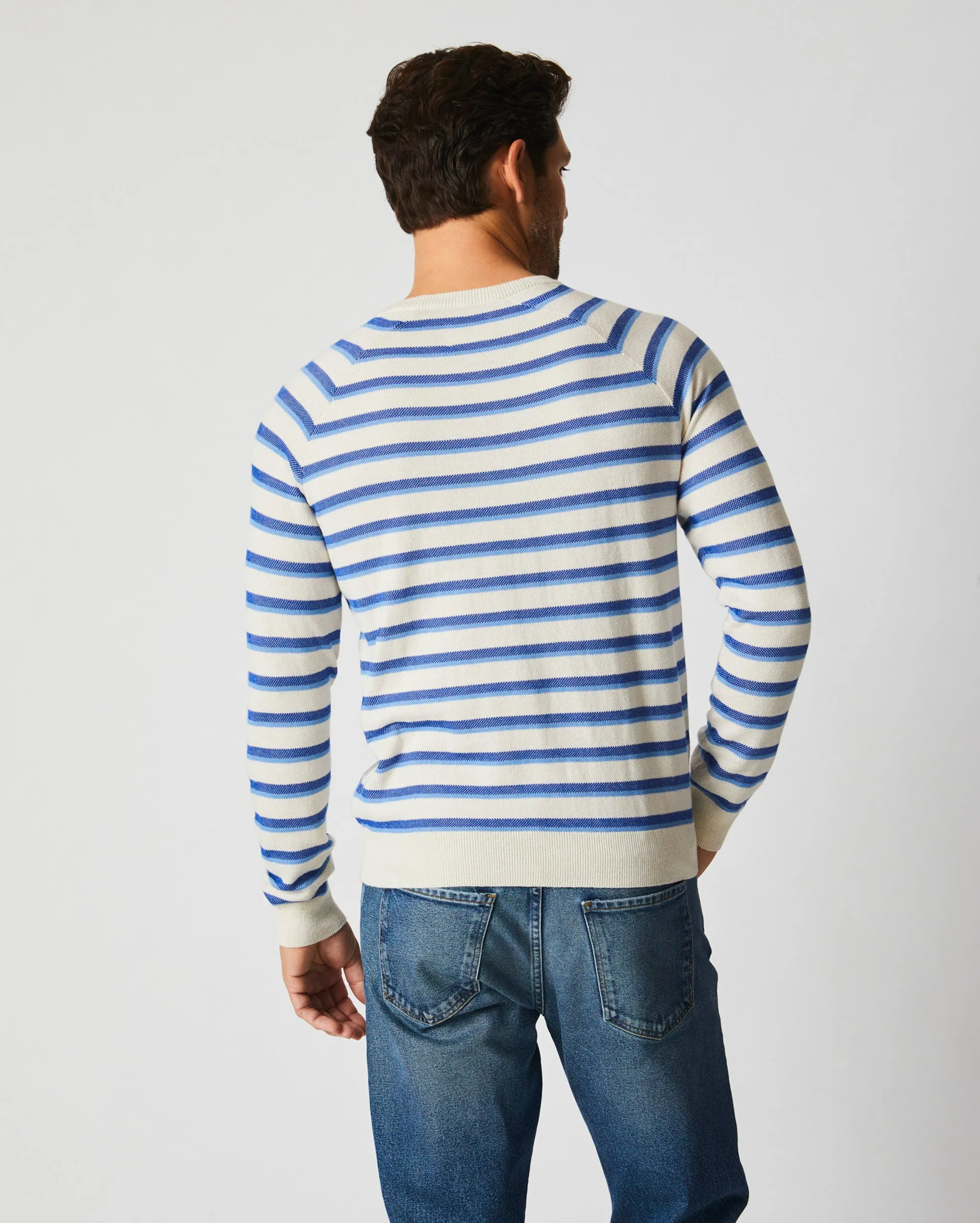 RAGLAN STRIPE SWEATER sold by Billy Reid product image thumbnail 5
