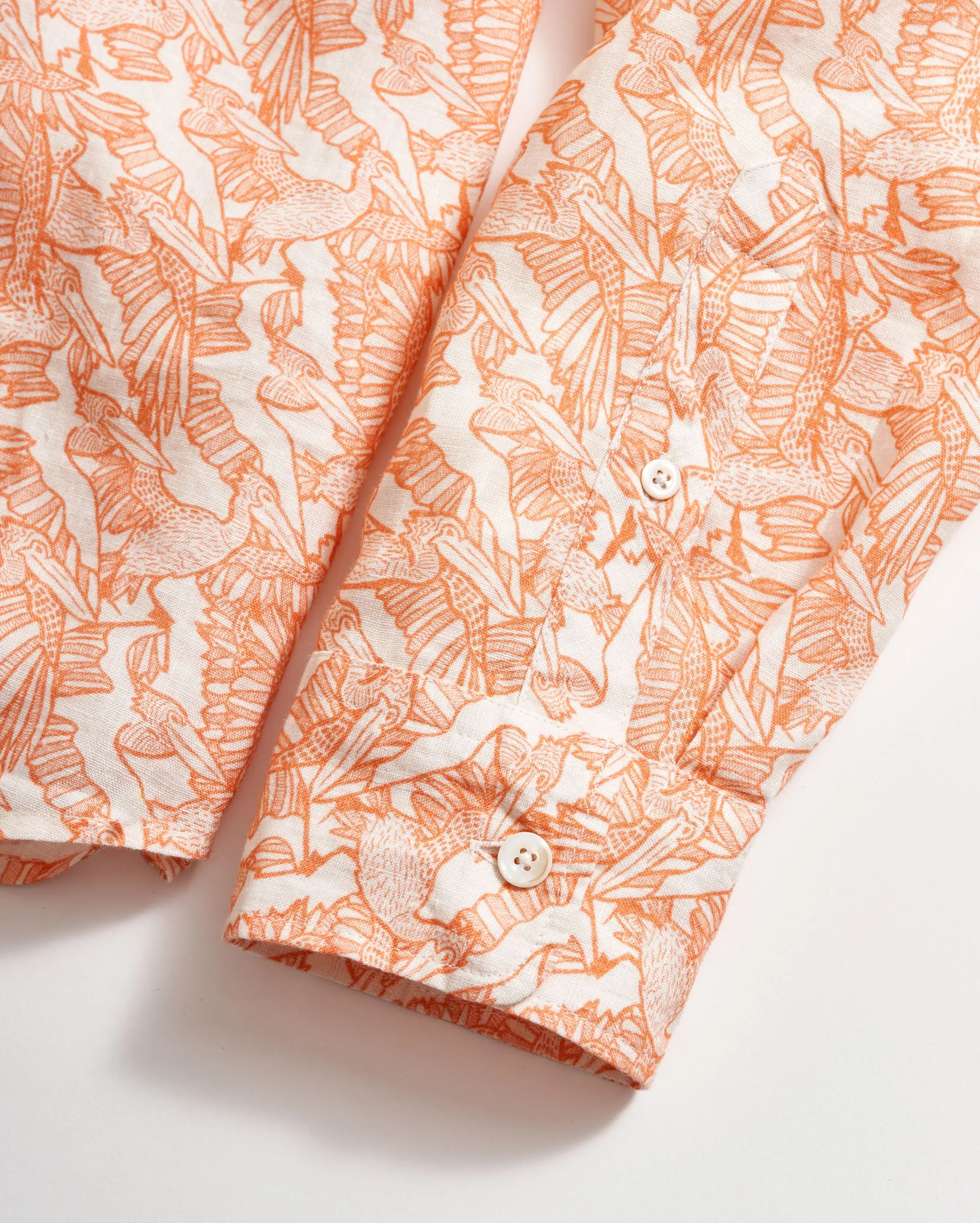 Flock Linen Wilson Shirt sold by Billy Reid product image thumbnail 5