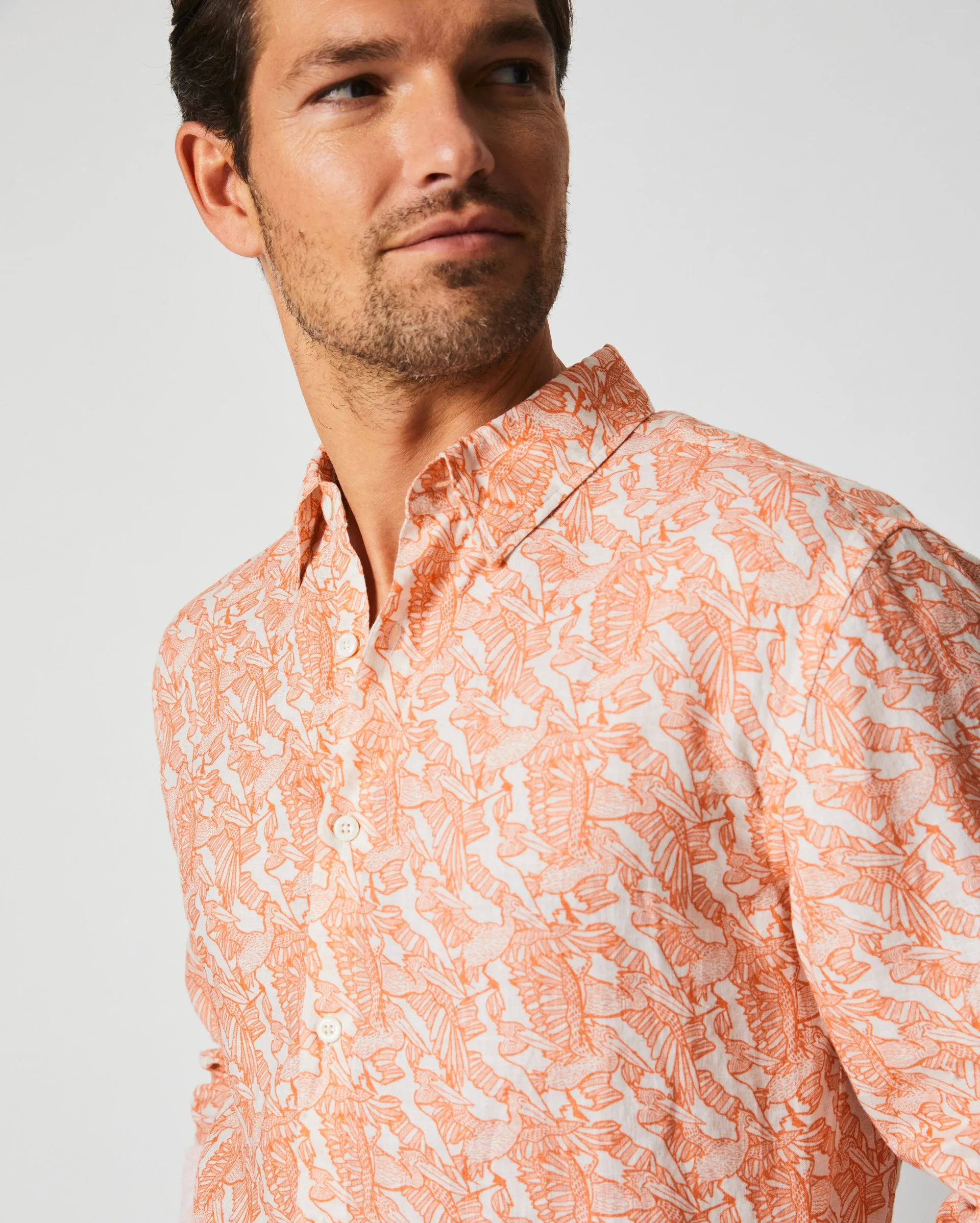 Flock Linen Wilson Shirt sold by Billy Reid product image thumbnail 2