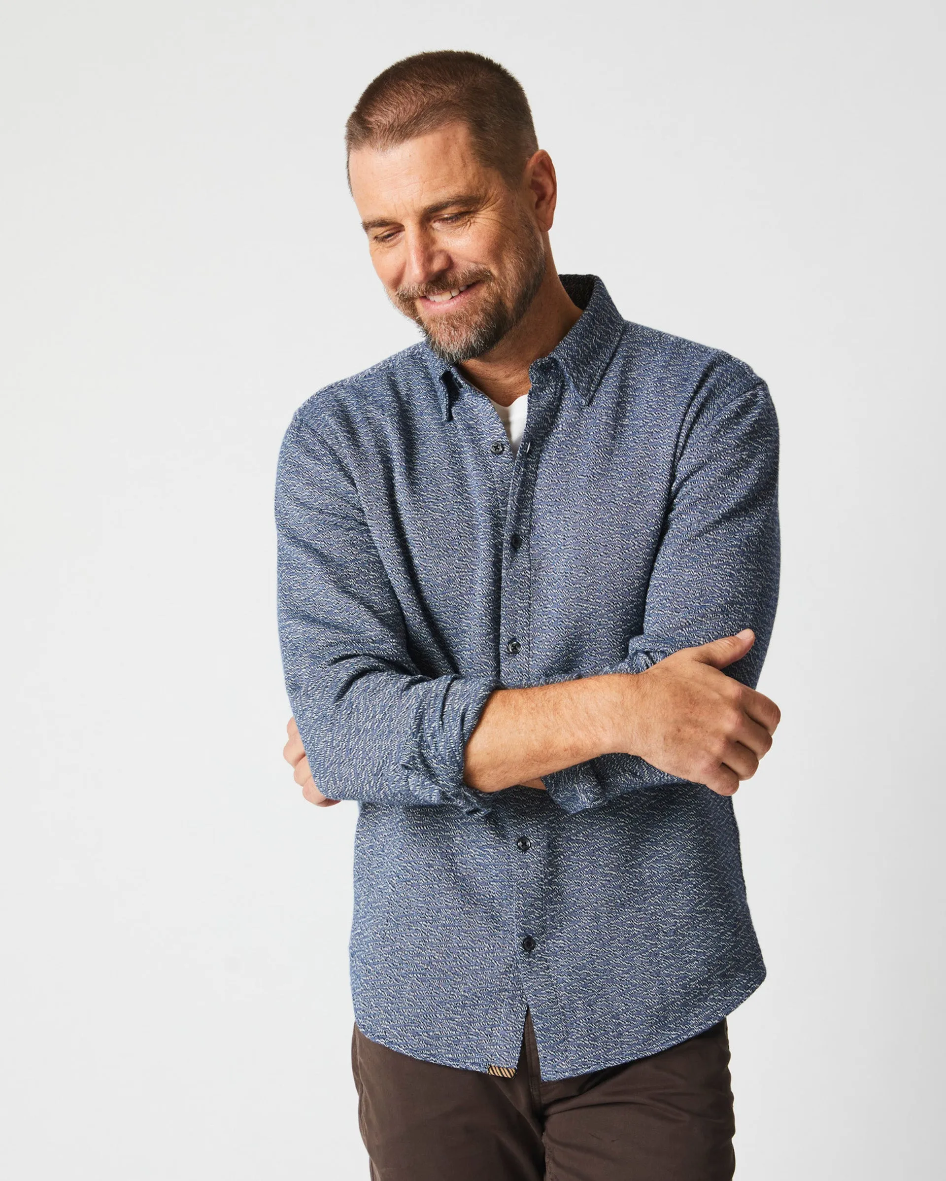 Zig Zag Jacquard Wilson Shirt sold by Billy Reid product image thumbnail 2