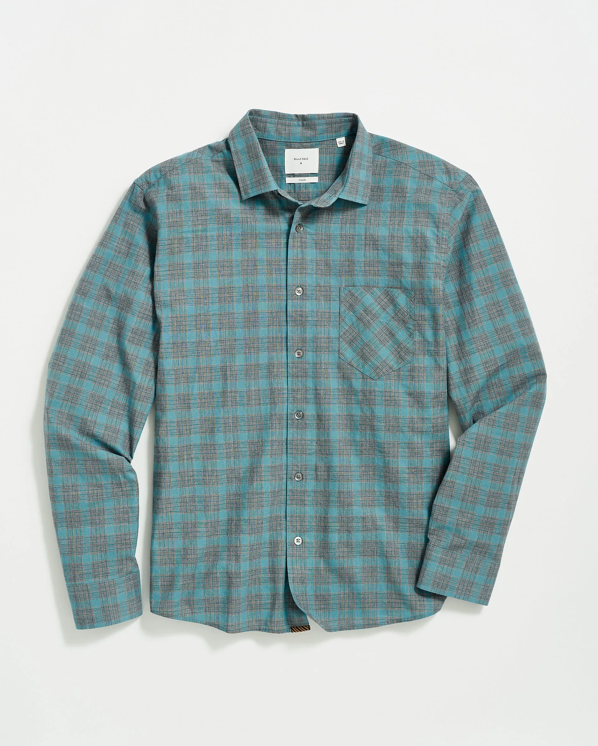 Grid Plaid John T Shirt sold by Billy Reid product image thumbnail 5