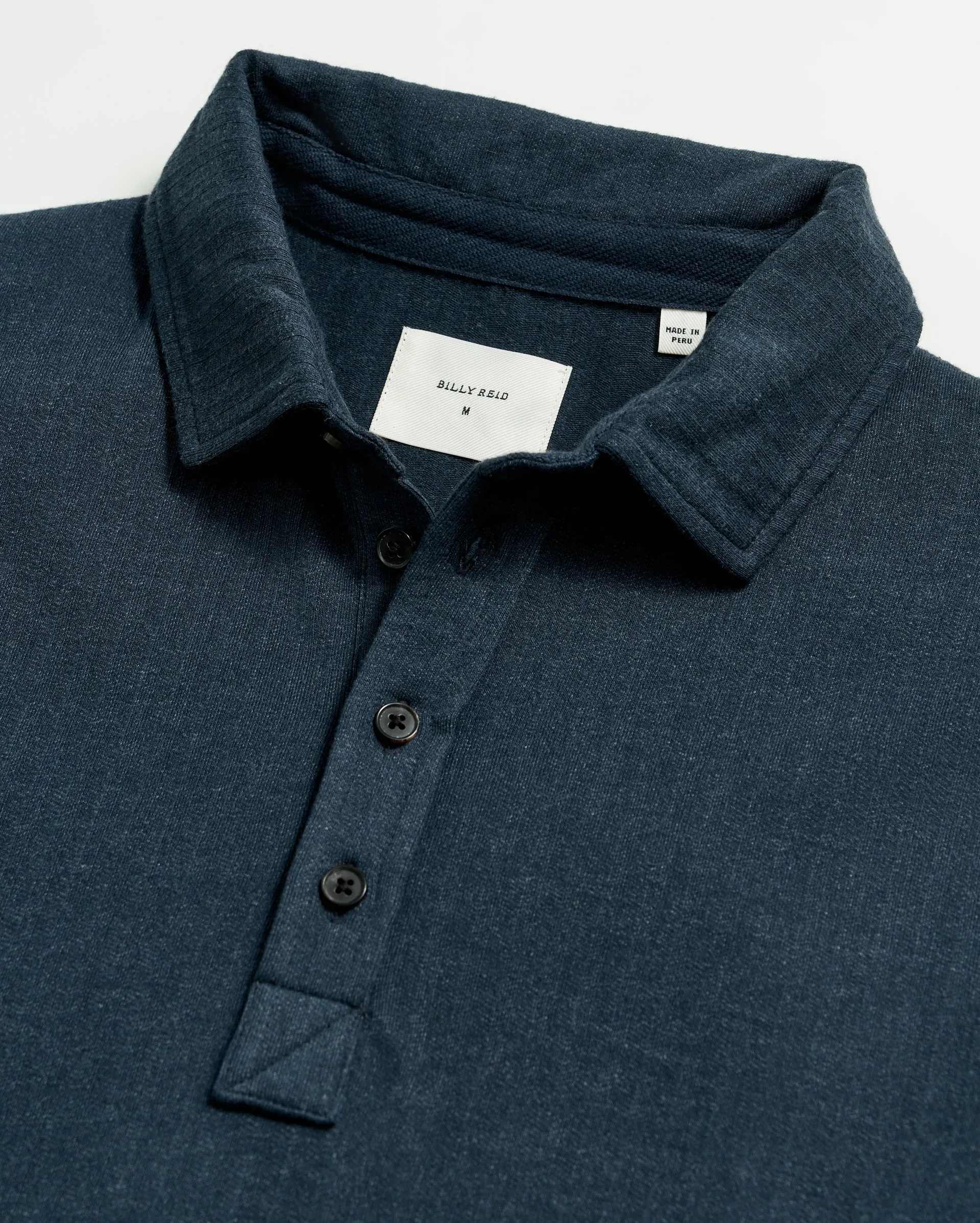 L/S Herringbone Polo sold by Billy Reid product image thumbnail 3