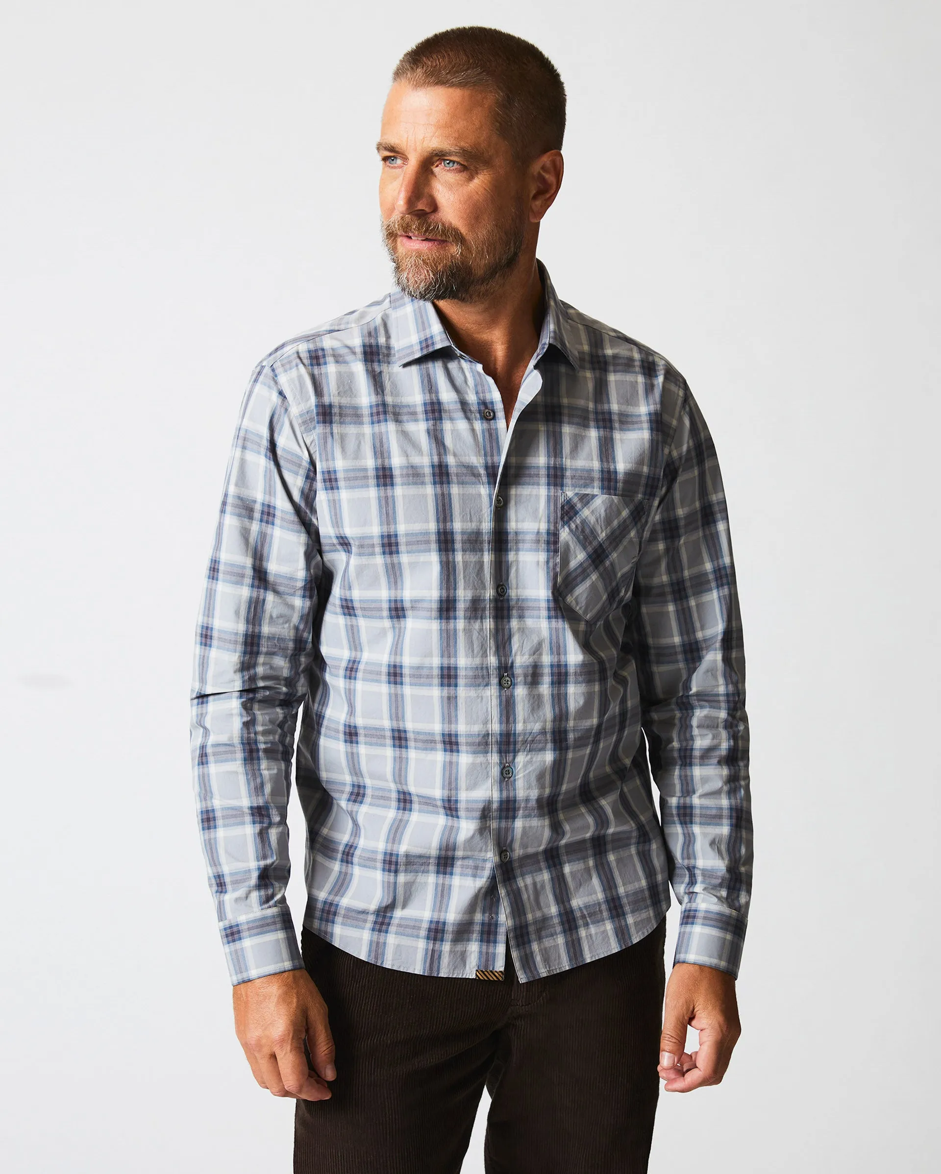 Plaid John T Shirt sold by Billy Reid product image thumbnail 2