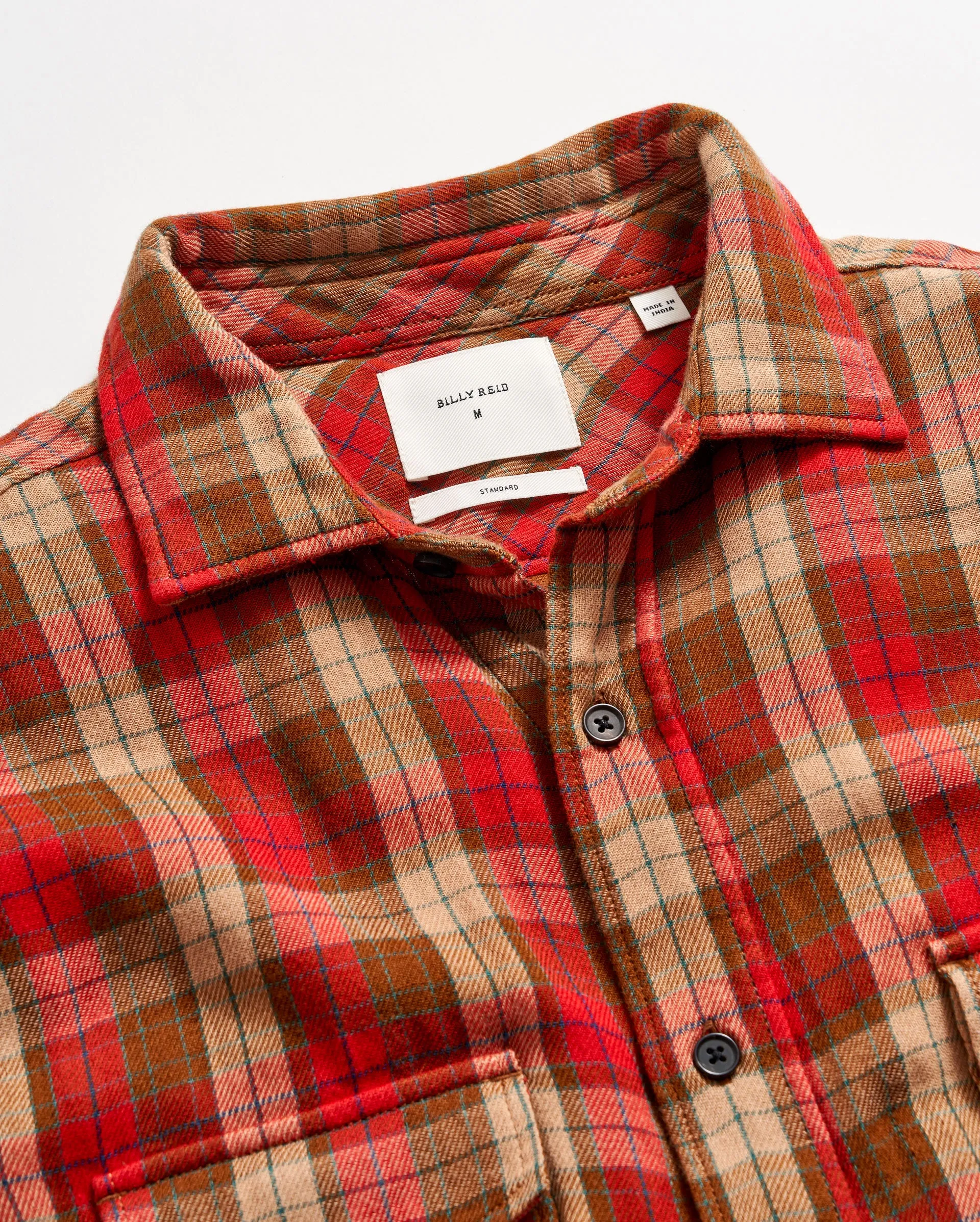 Double Face Plaid Scout Shirt sold by Billy Reid product image thumbnail 3