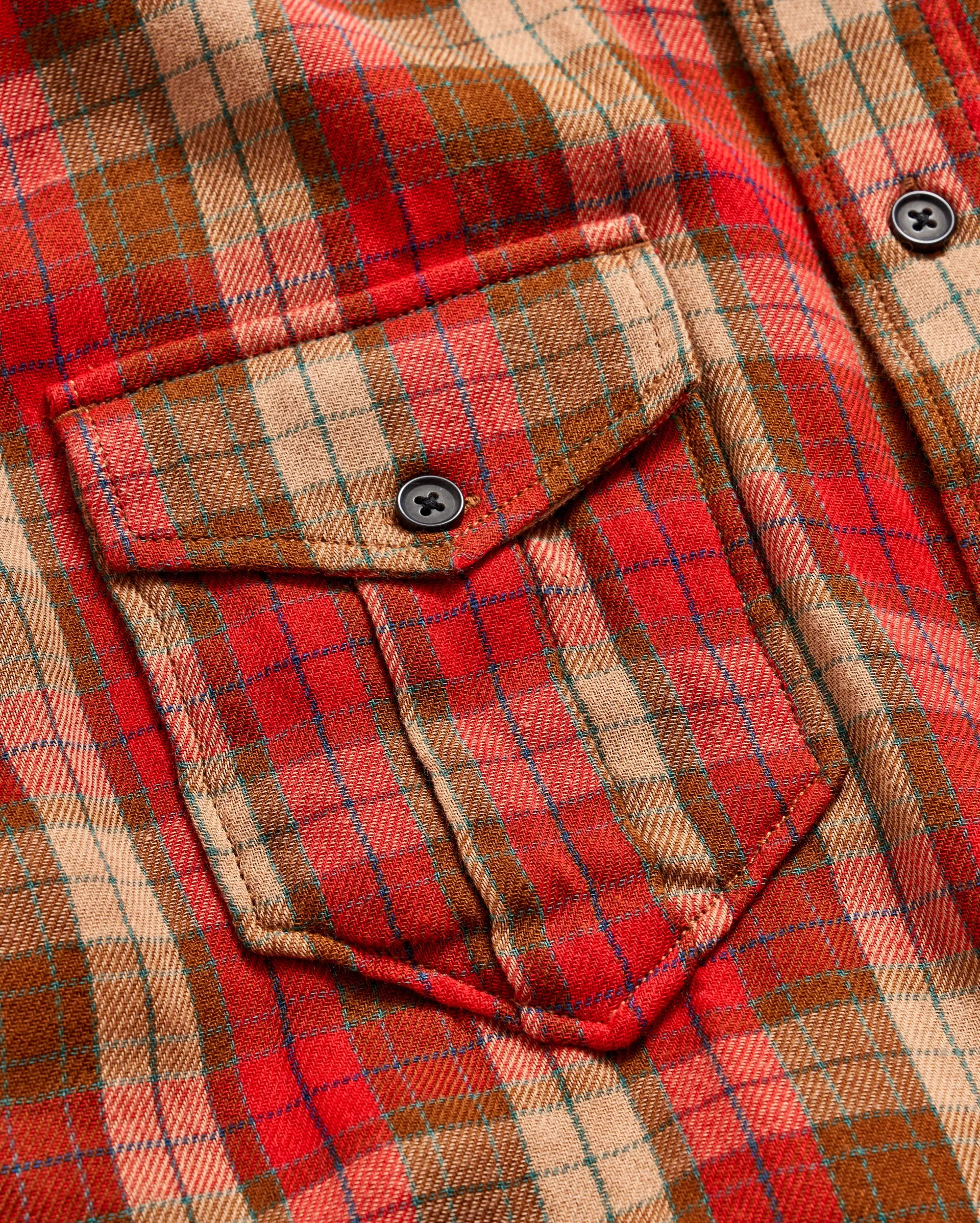 Double Face Plaid Scout Shirt sold by Billy Reid product image thumbnail 4
