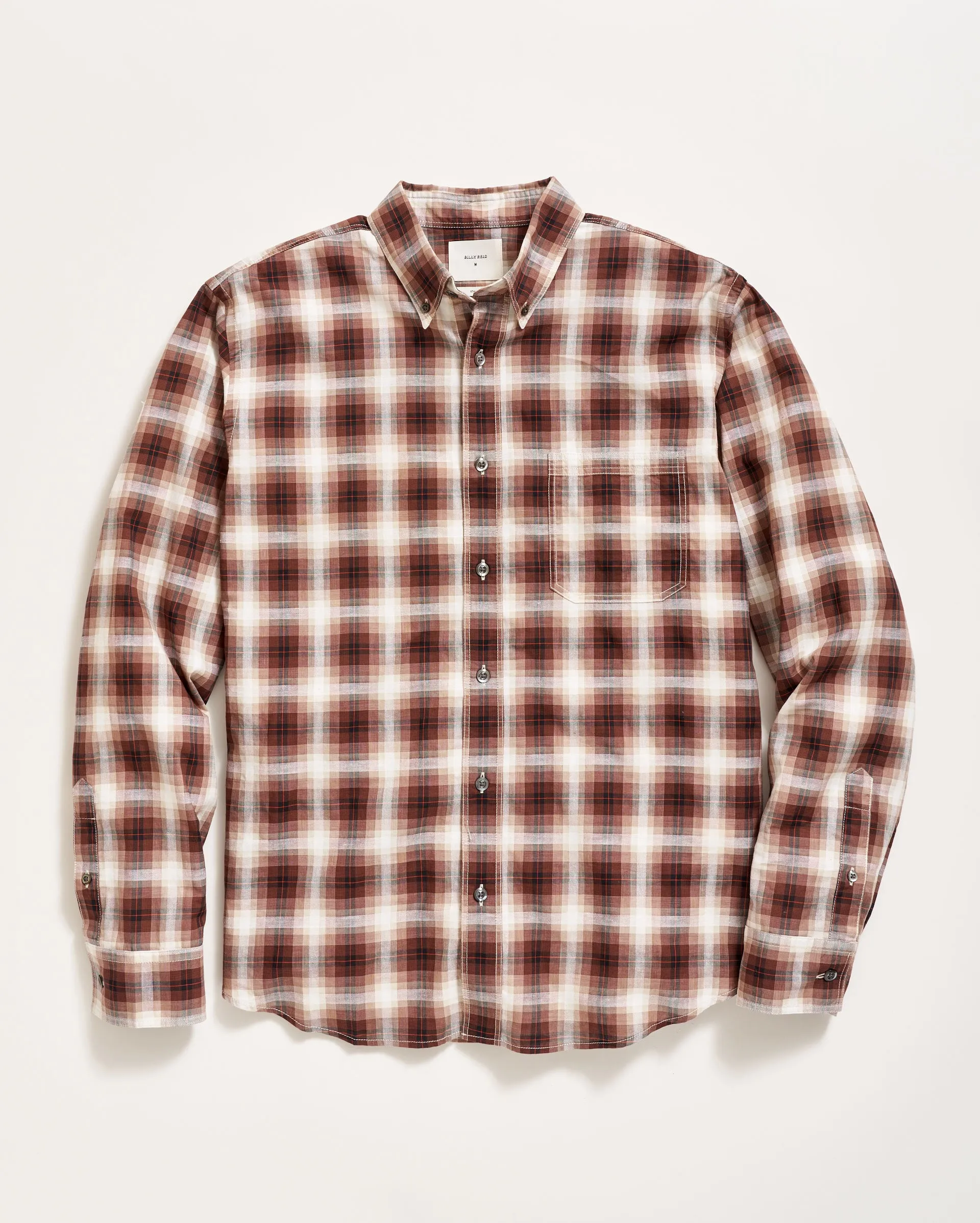 Textural Plaid Tuscumbia Shirt Button Down sold by Billy Reid