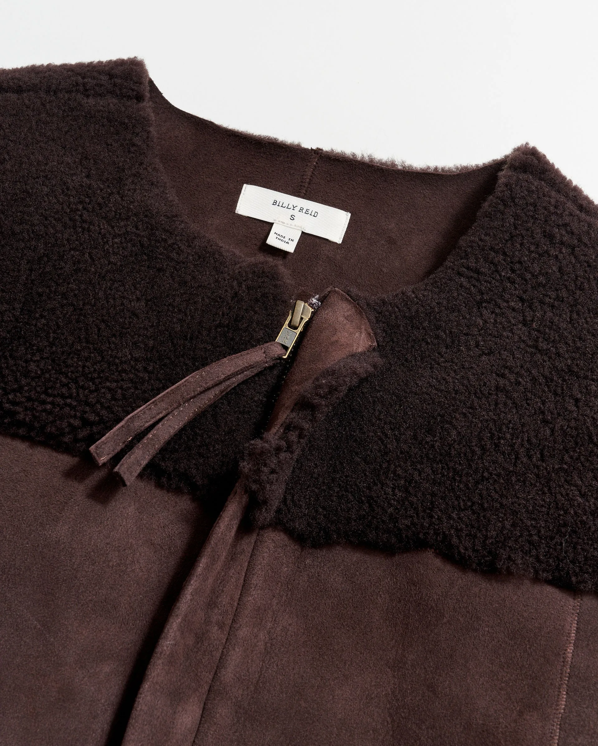 Short Shearling Jacket sold by Billy Reid product image thumbnail 5