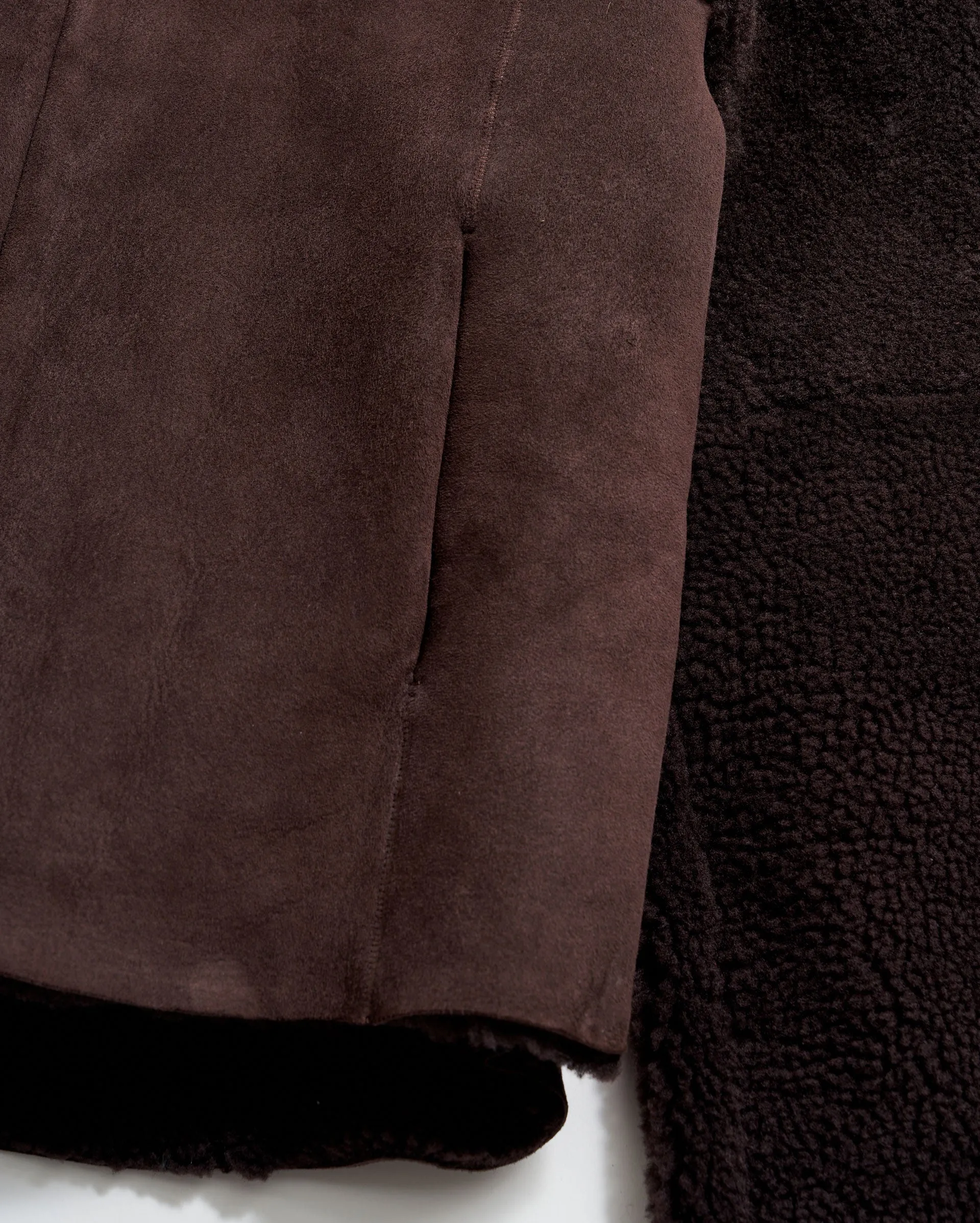 Short Shearling Jacket sold by Billy Reid product image thumbnail 4