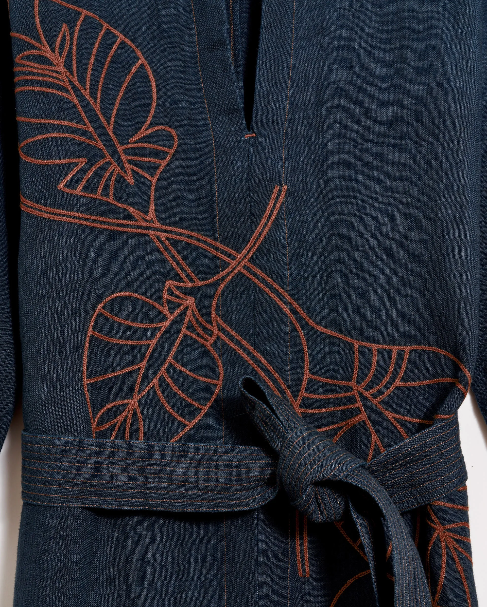 Embroidered Maxi Tunic Dress sold by Billy Reid product image thumbnail 4