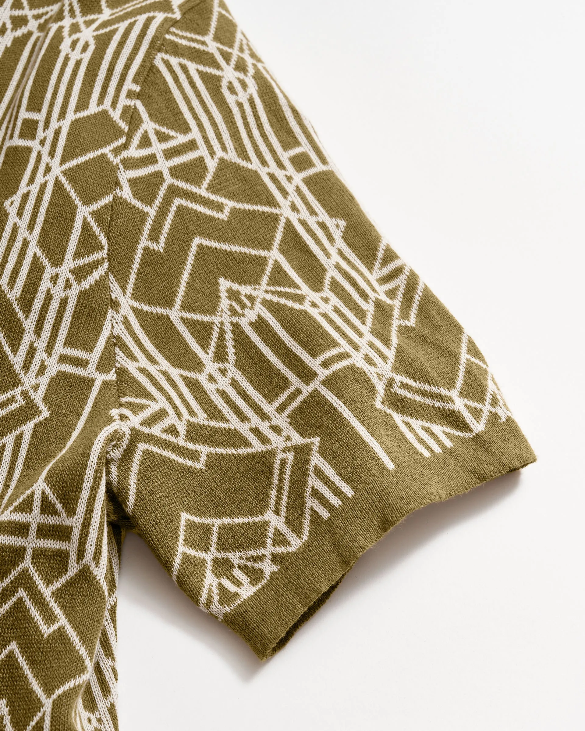 Stained Glass Sweater Polo sold by Billy Reid product image thumbnail 4