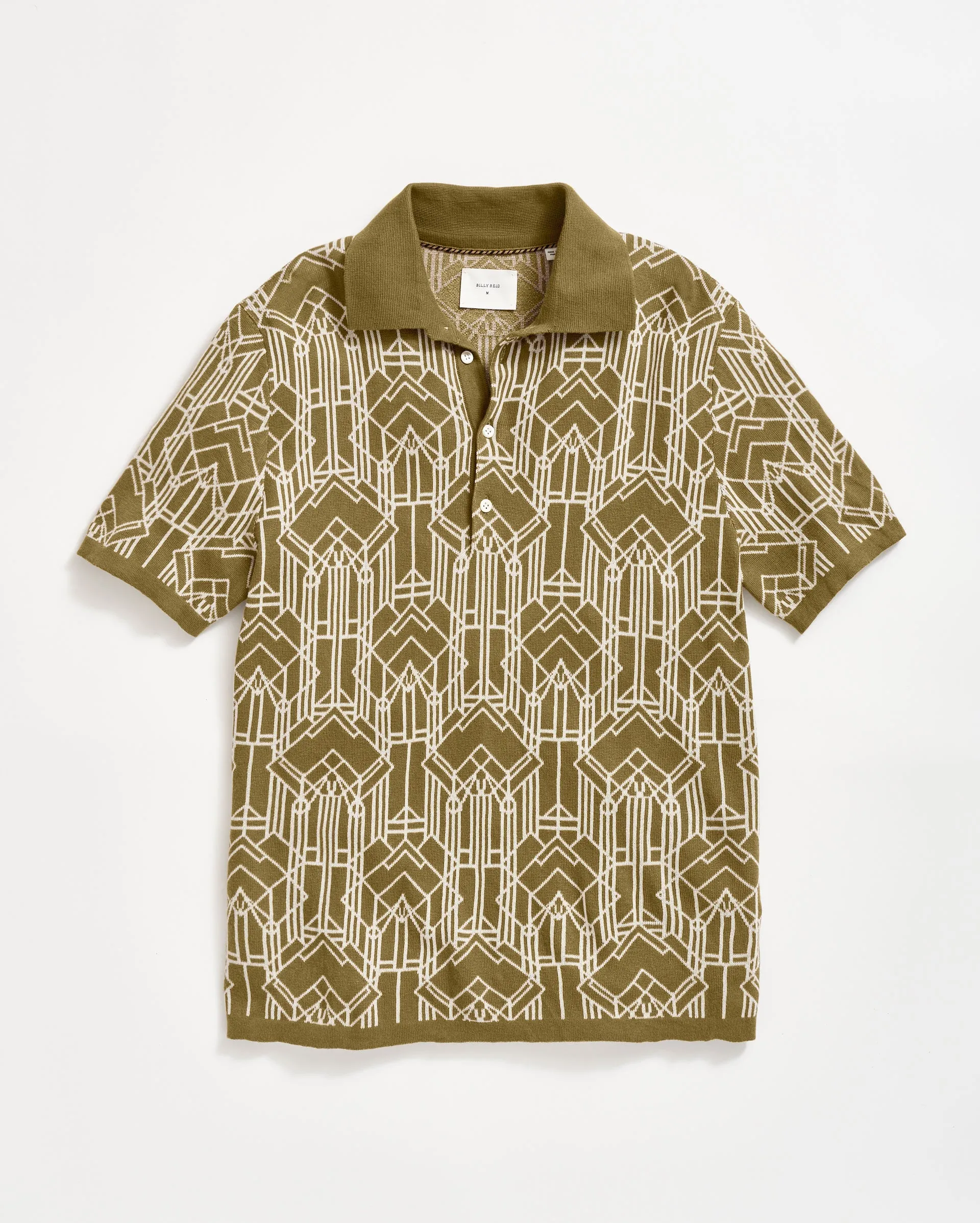 Stained Glass Sweater Polo sold by Billy Reid