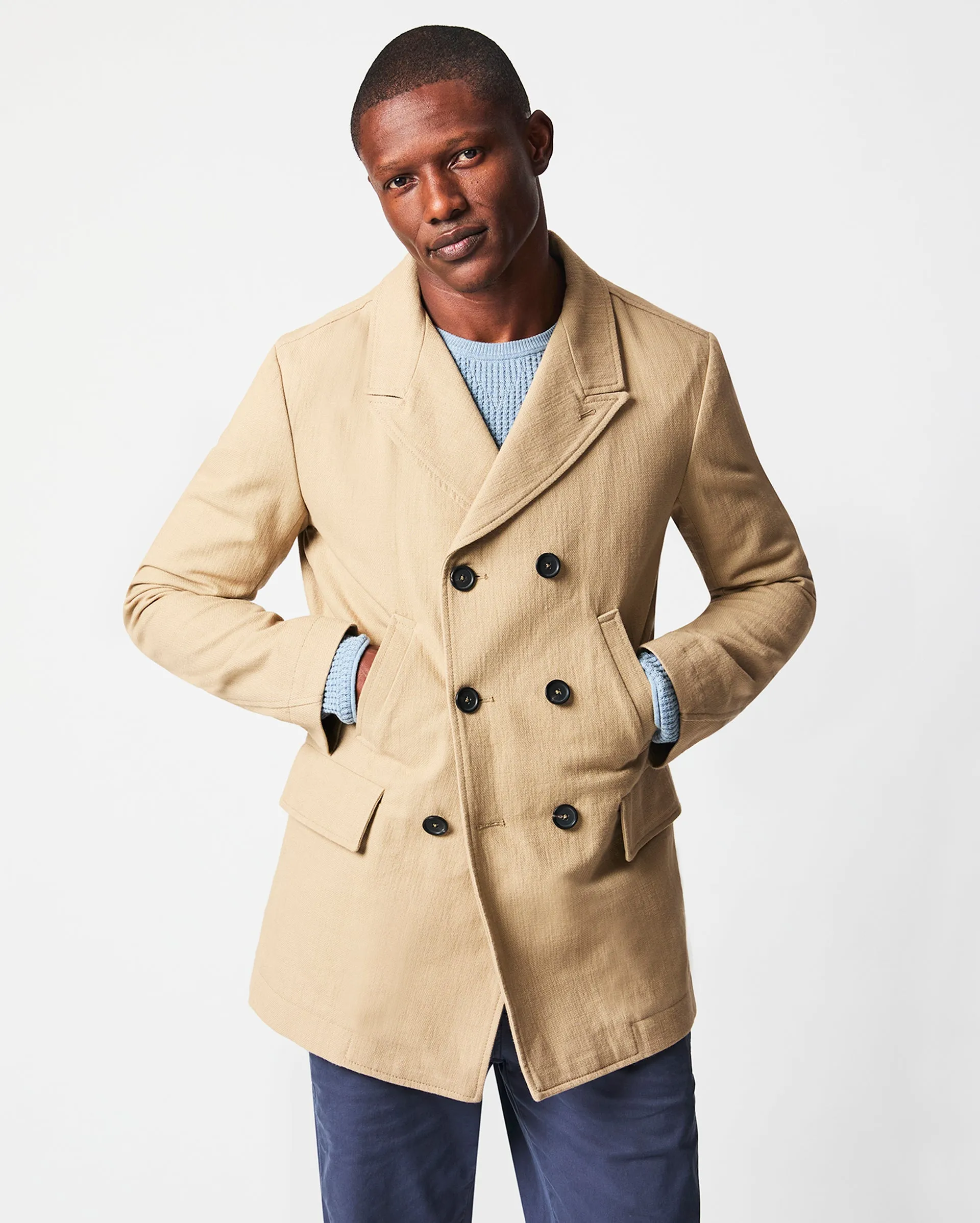 Canvas Bond Peacoat sold by Billy Reid product image thumbnail 2