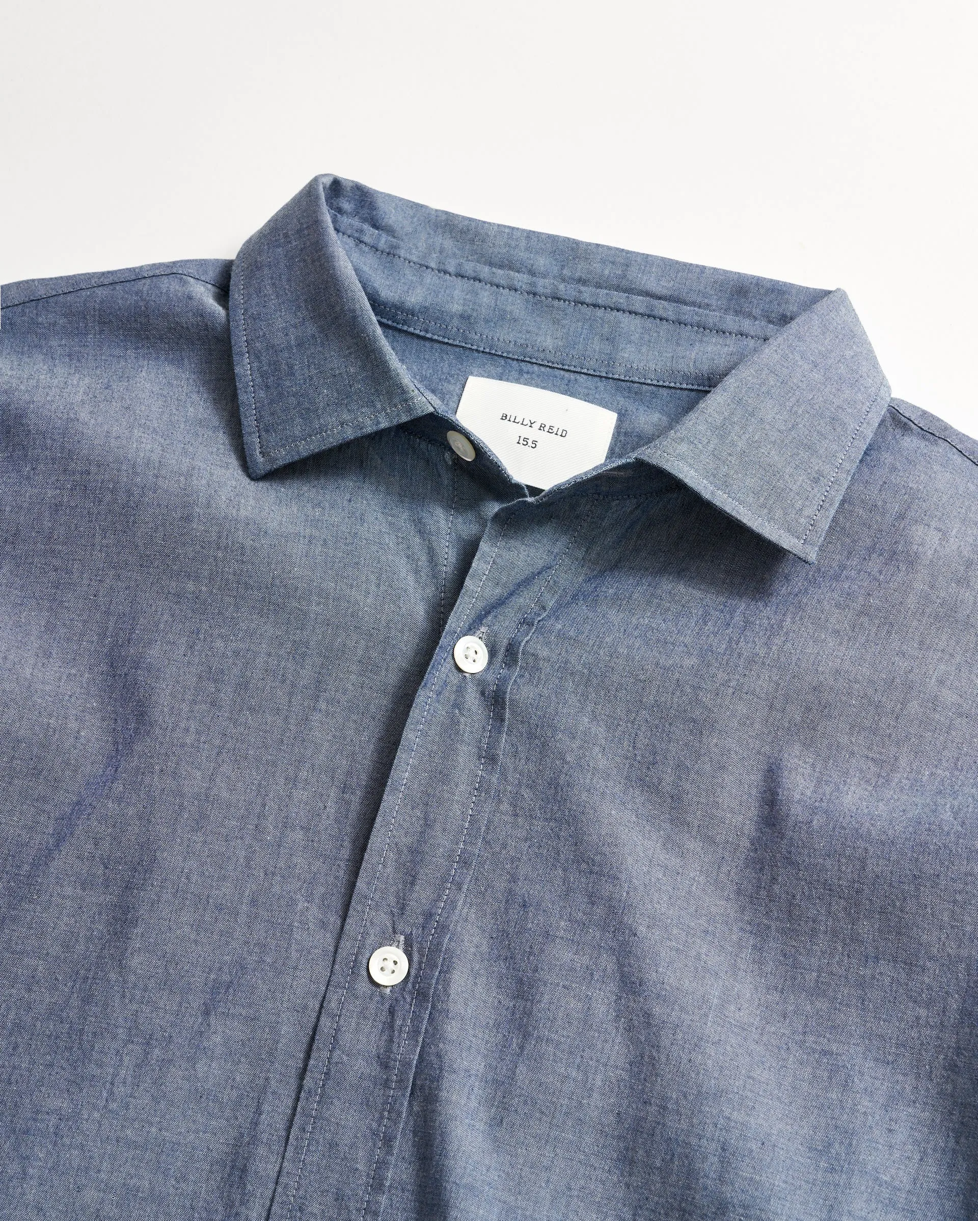 Chambray Holt Dress Shirt sold by Billy Reid product image thumbnail 2