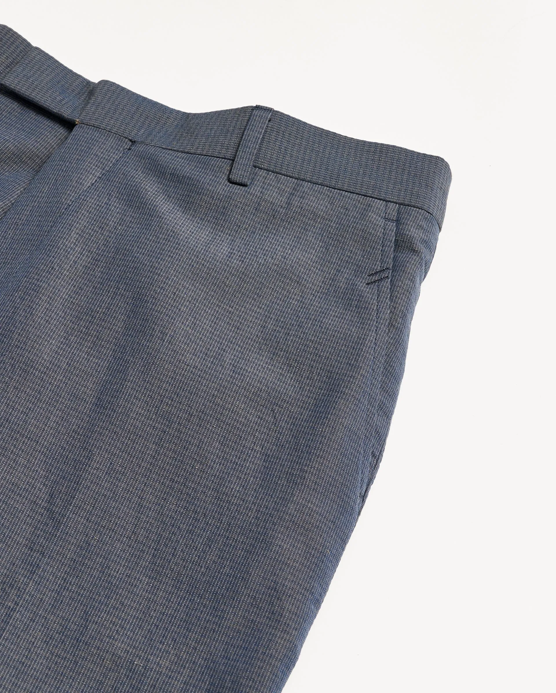 Micro-Seersucker Flat Front Trouser sold by Billy Reid product image thumbnail 5