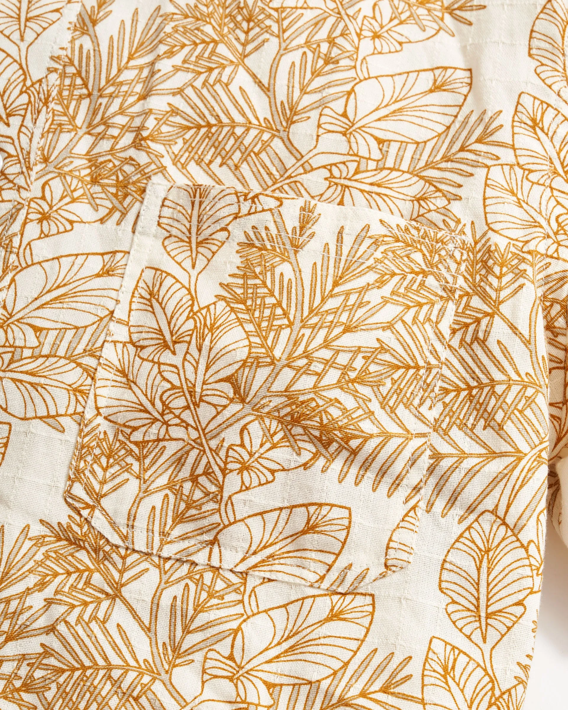 Short Sleeve Textural Pine Treme Block Shirt sold by Billy Reid product image thumbnail 4