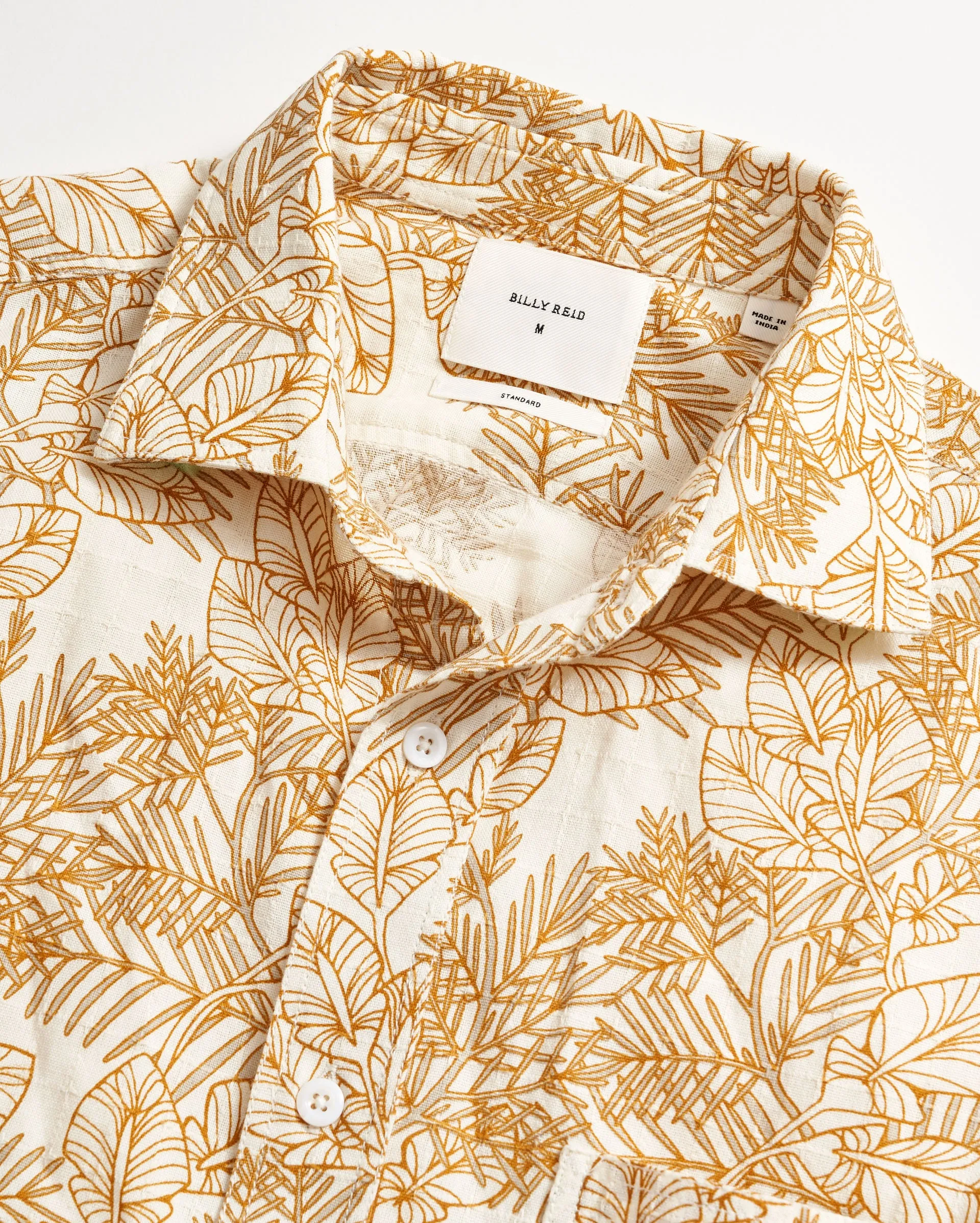 Short Sleeve Textural Pine Treme Block Shirt sold by Billy Reid product image thumbnail 3