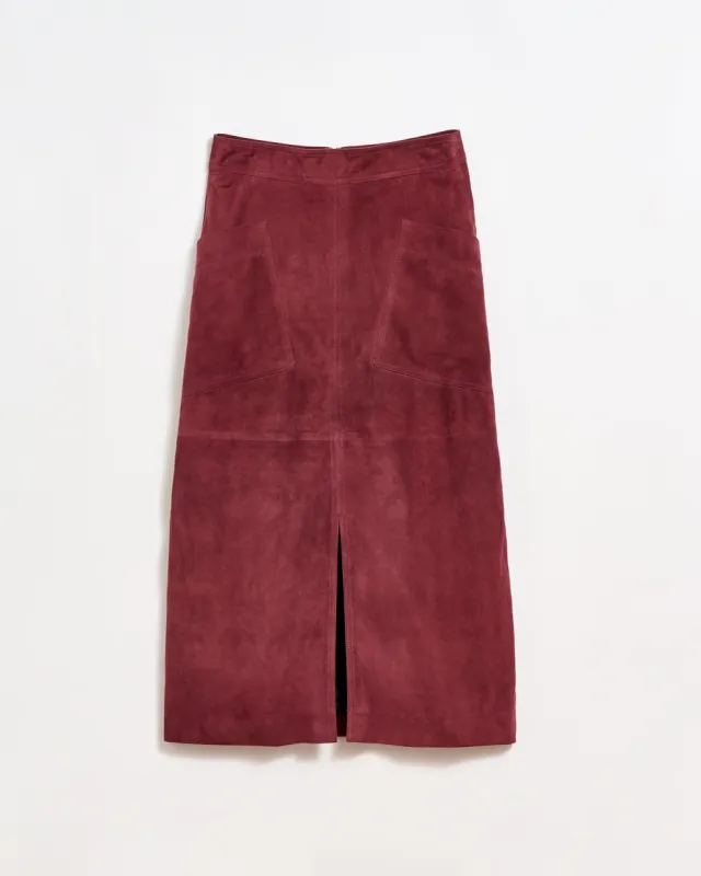 A-Line Suede Skirt sold by Billy Reid